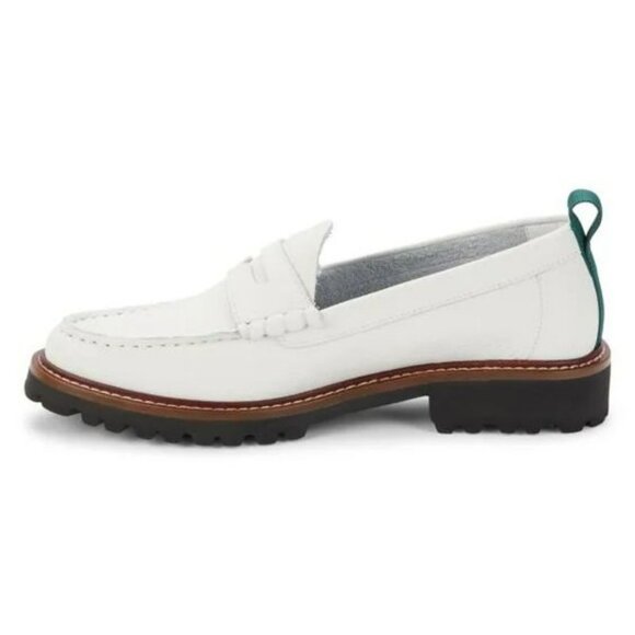 GH BASS White Leather Modern Whitney 1936 Loafers-NWOT - Picture 3 of 10